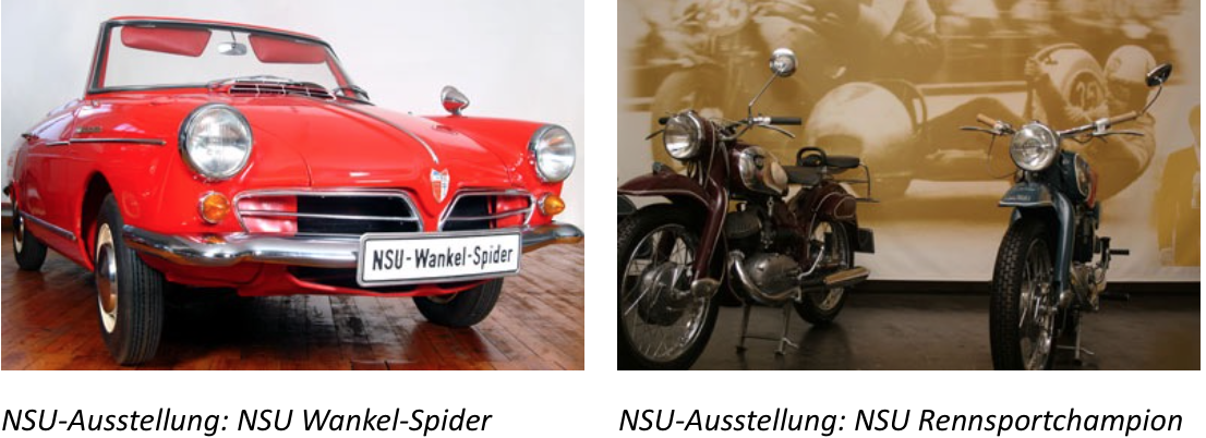 (Quelle: http://www.auto-und-uhrenwelt.de/de/ErfinderZeiten-|-Auto--und-Uhrenmuseum/Rundgang/NSU-Ausstellung)